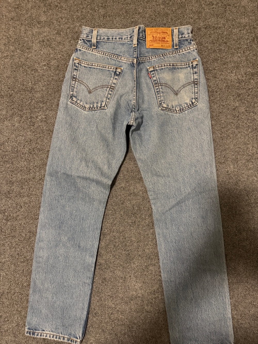 Levi's Men's Light Wash Straight-Leg Jeans , vintage 1999